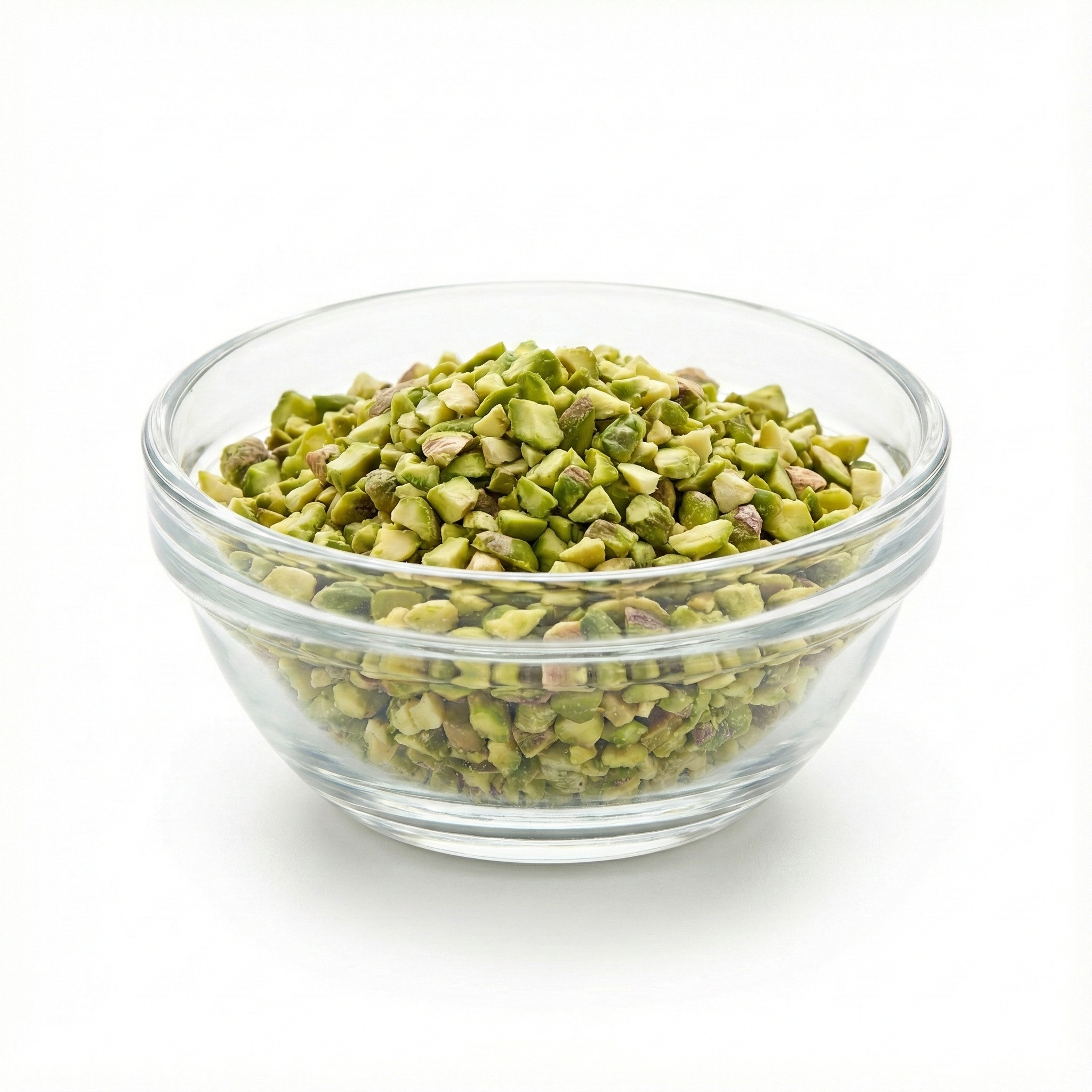 Pistazienkerne gehackt, geschält, grün