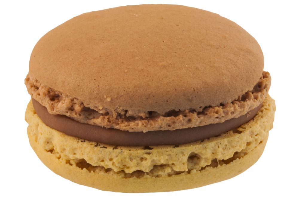 TK-Macarons Milchschokolade-Erdnuss ca.4,5cm / ca.18g (32 Stk/Pck - 12 Pck/Ukt)