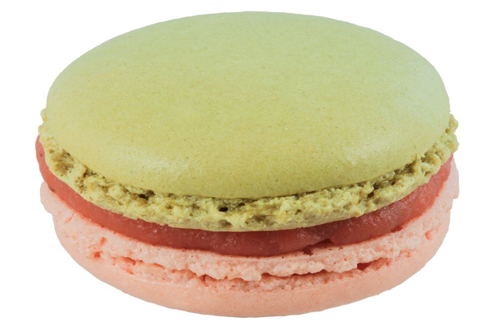TK-Macarons Erdbeer-Basilikum ca.4,5cm / ca.18g  (32 Stk/Pck - 12 Pck/Ukt)