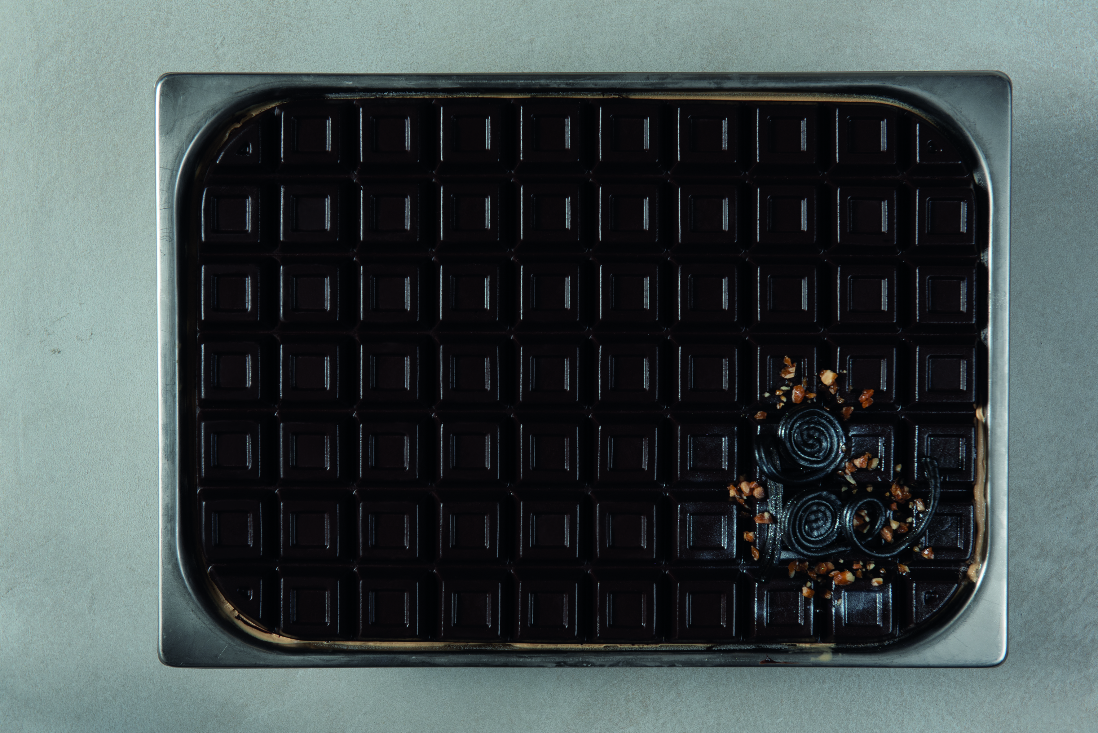 @ Silikon-Matte | -Form für Eis-& Creme Tafelform 'Tablet' schmal (36,15x15,2x1,85cm)