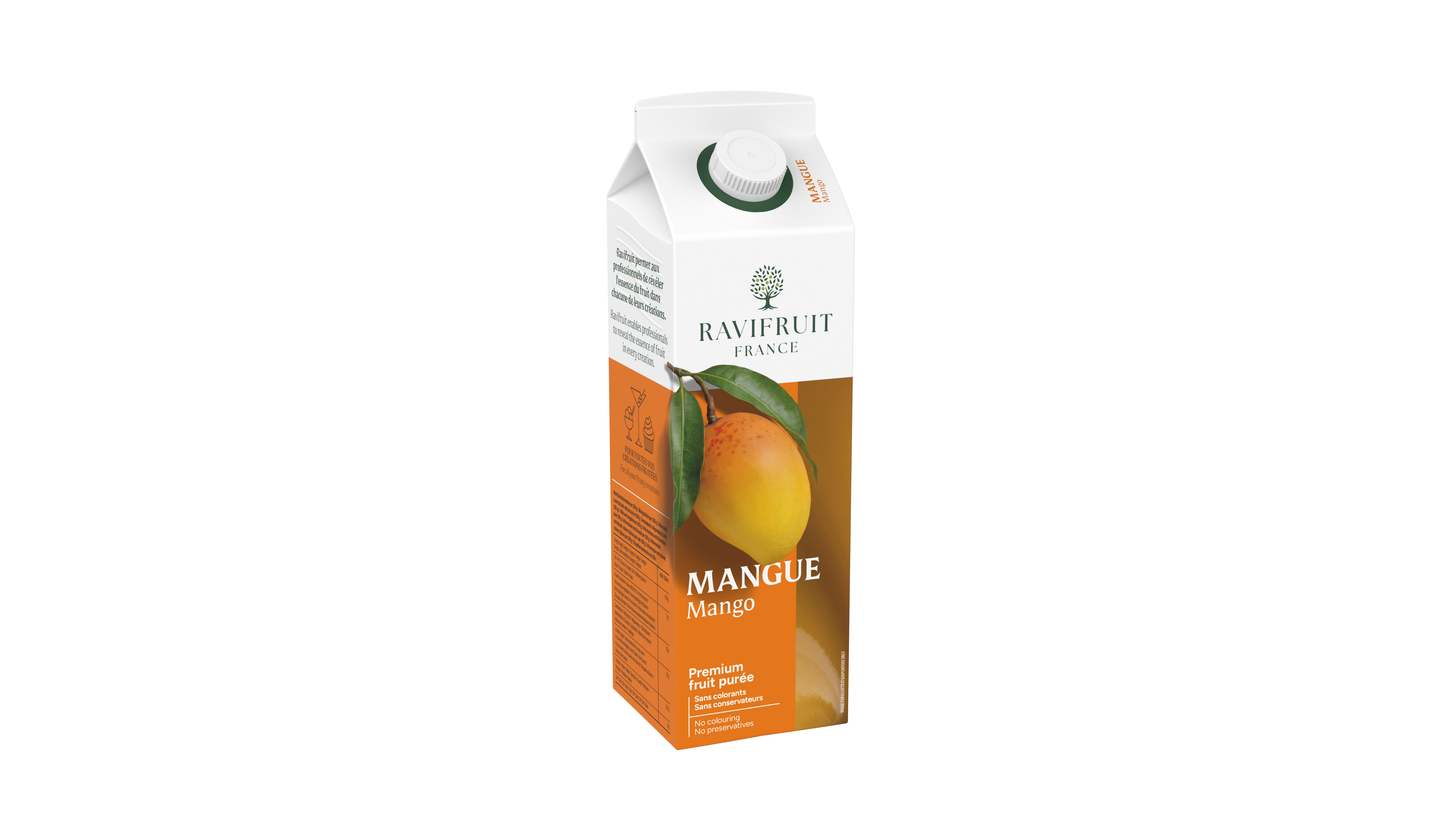 Mango Püree gezuckert, ungekühlt