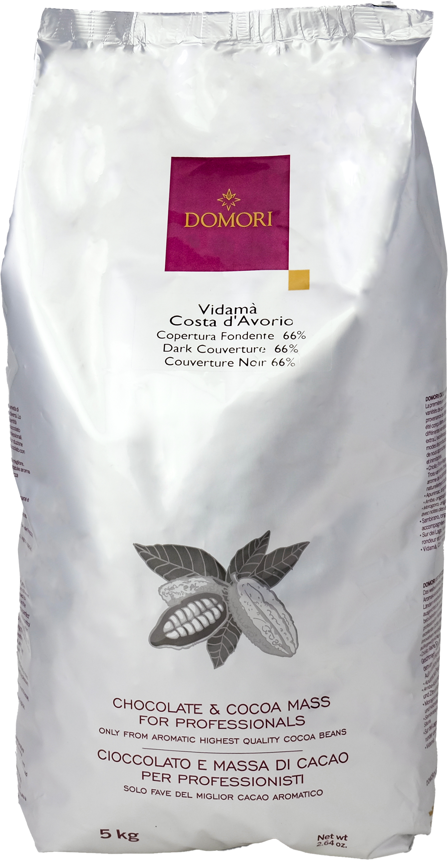 Couverture 'Vidama' 66% dunkel | zartbitter, Drops | Chips