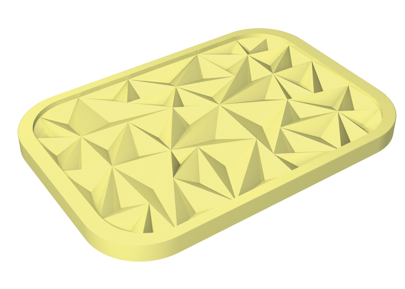 @ Silikon-Matte | -Form für Eis-& Creme 'Iceberg' schmal (36,15x15,2x2cm)