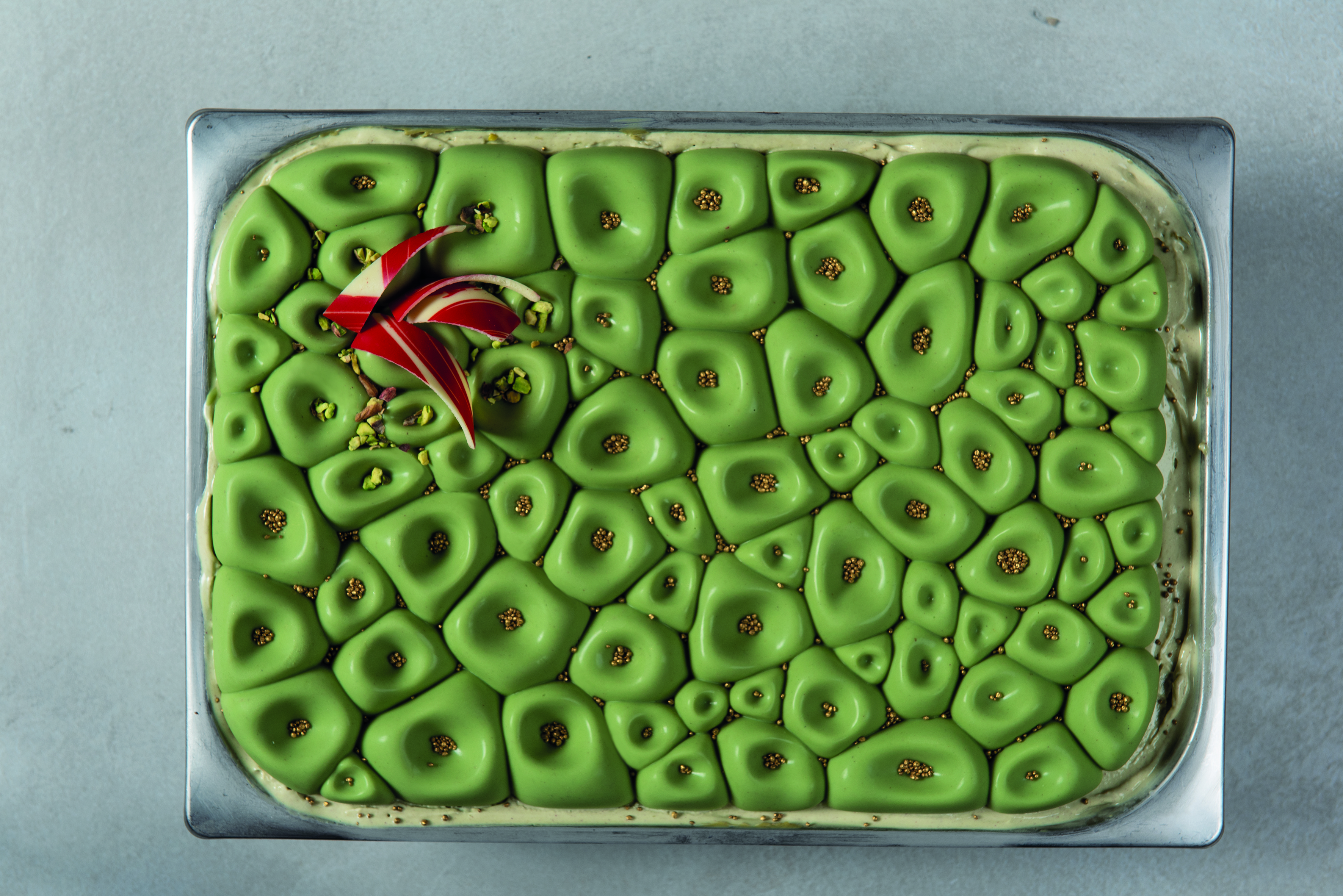 @ Silikon-Matte | -Form für Eis-& Creme 'Coral' schmal (36,15x15,2x2,15cm)