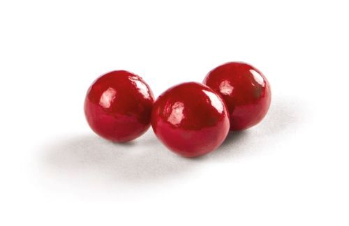 Schoko-Dekor Kugeln Mini rot (650g)