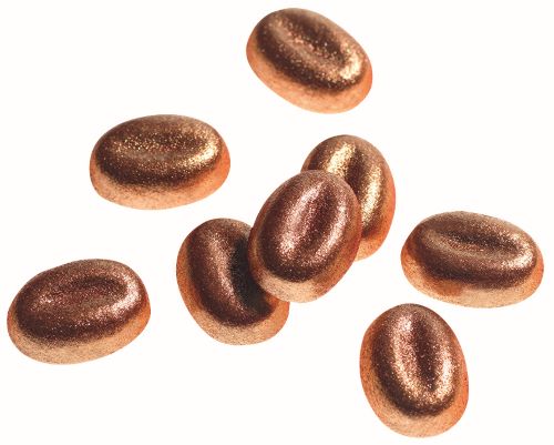 Schoko-Dekor bitter Kaffeebohnen bronze (200g)