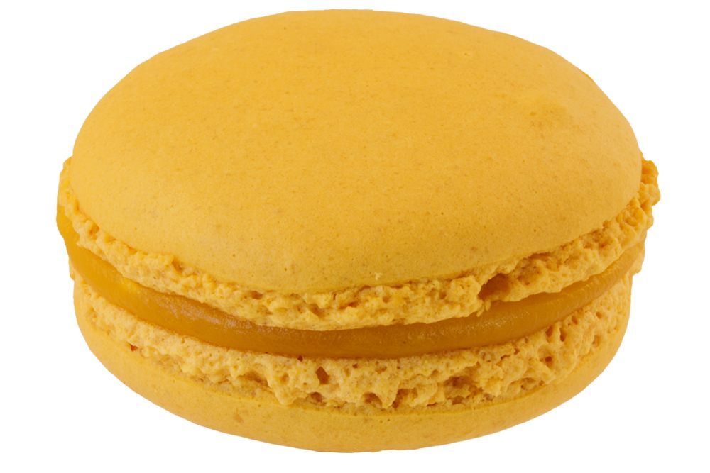 TK-Macarons Mango ca.4,5cm / ca.18g  (32 Stk/Pck - 12 Pck/Ukt)