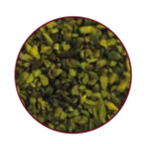 Pistazienkerne gehackt, geschält, grün