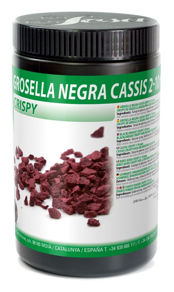 Cassis | Schwarze Johannisbeer Crispies | Fruchtstückchen 2-10mm (200g)