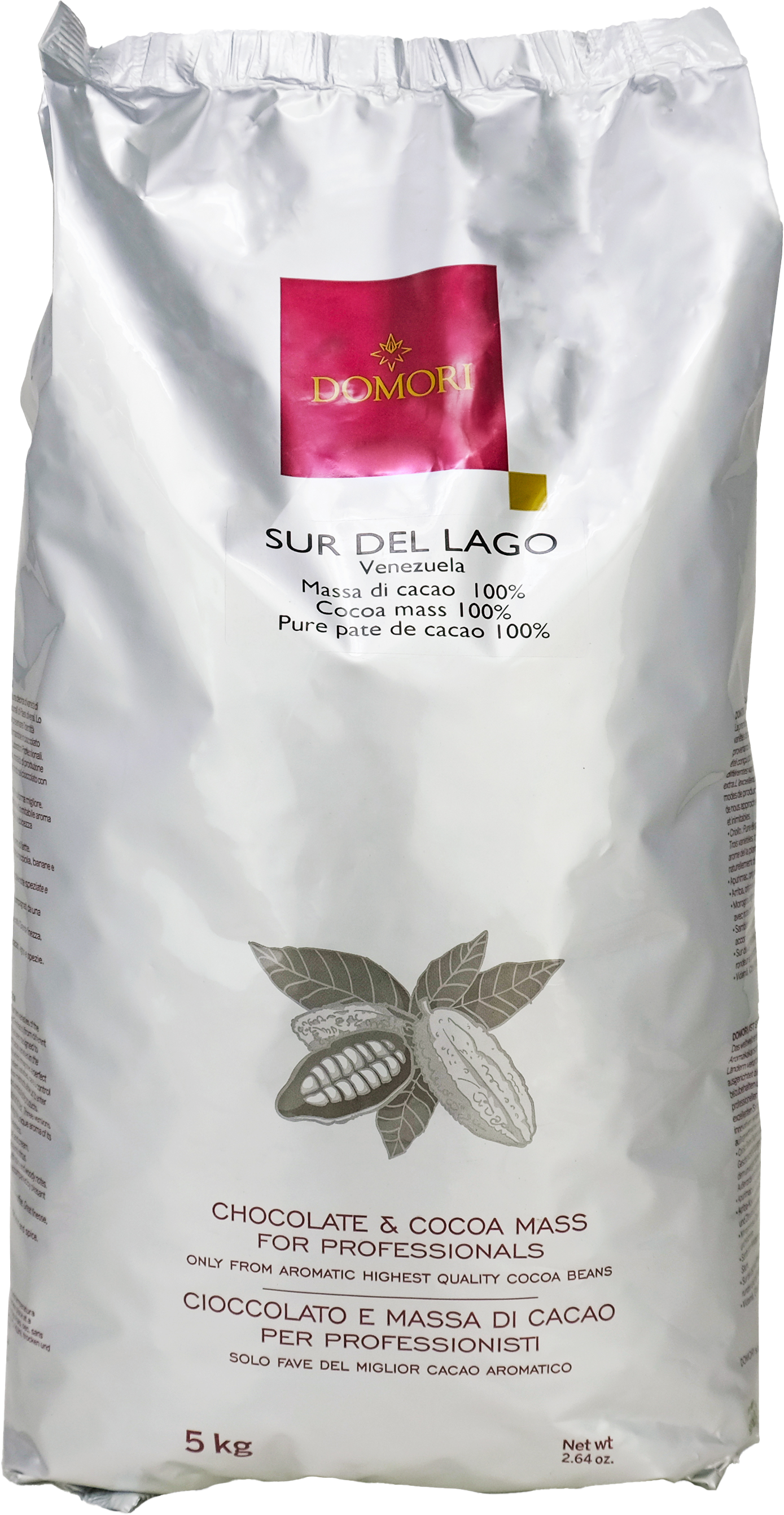 @ Kakaomasse 'Sur Del Lago' 100% dunkel | zartbitter, Drops | Chips (2 x 5 kg)