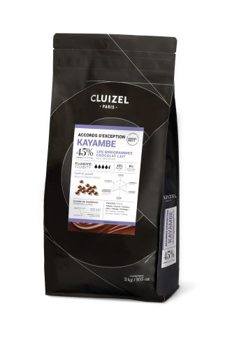 Couverture 'Kayambe Lait' 45% milch, Drops | Chips